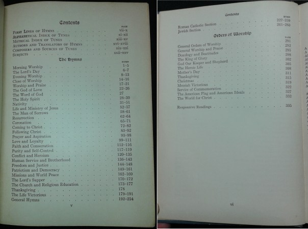 Army and Navy Hymnal, 1920-1925