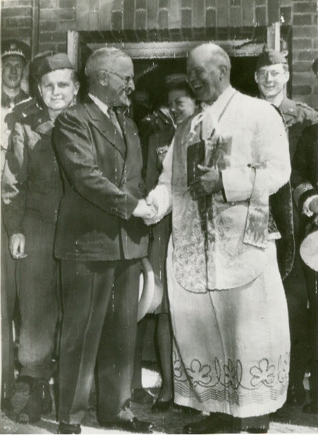 Chaplain Tierman and President Truman