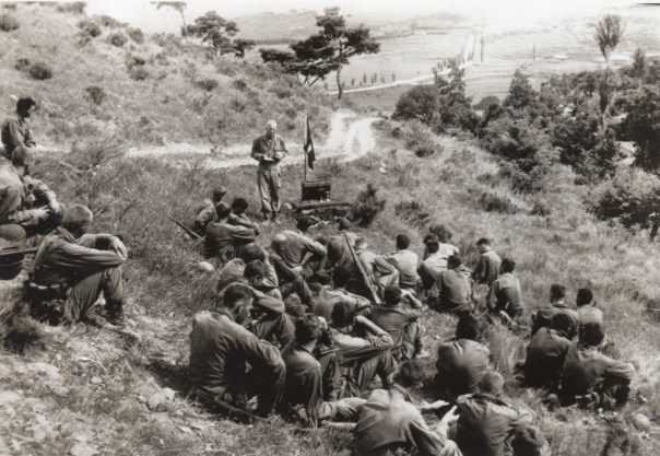 Chaplain Emanuel Carlsen, Korea-1950