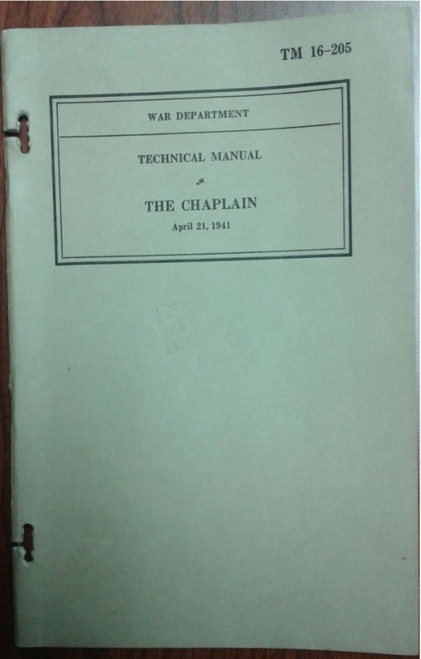 TM 16-205, The Chaplain, 21 April 1941