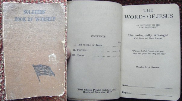 Soldiers Book of Worship, 1917