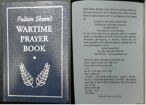 Fulton Sheen's Wartime Prayer Book, 2003