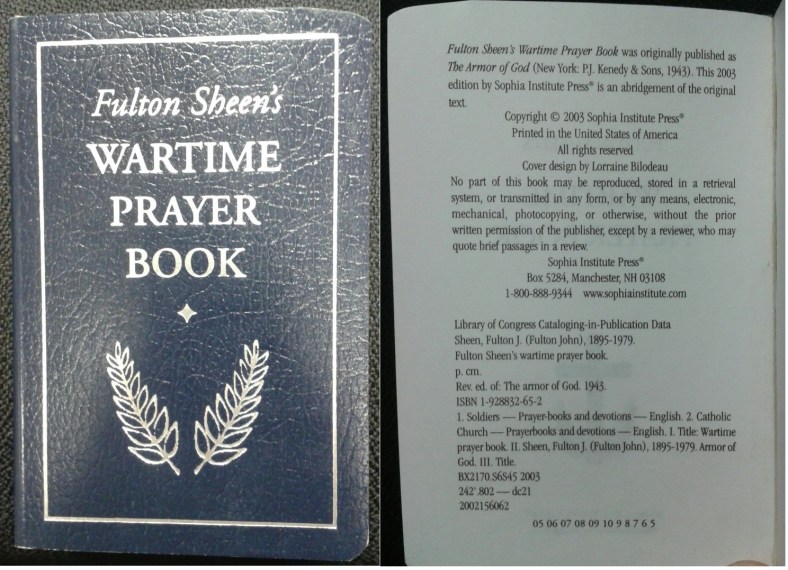 Fulton Sheen's Wartime Prayer Book, 2003
