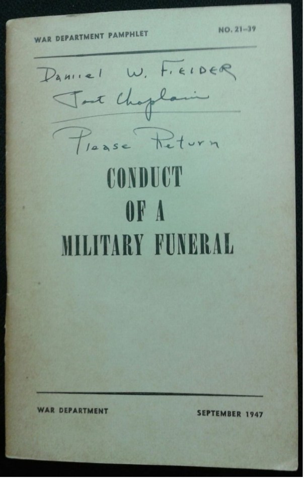 WD PAM 21-39-Conduct of a military funeral