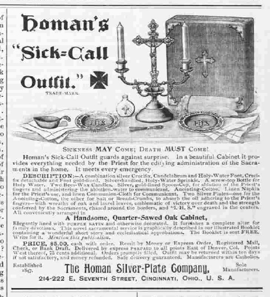 Homan's Sick-Call Outfit advertisement