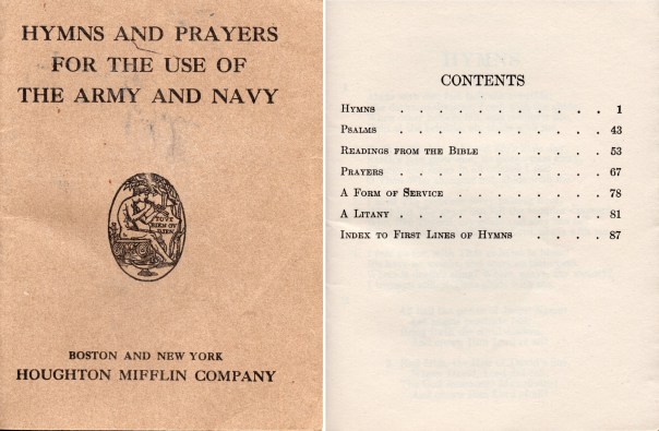 WW1 Hymns and prayers