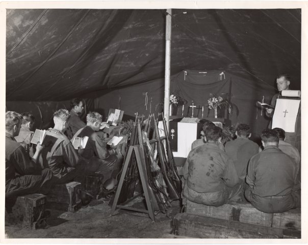 Vierville Sur Mer, France Army Chapel