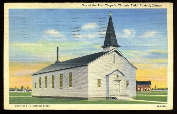 One of the post chapels, Chanute Field, Rantoul, Illinois