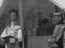 Civil War Worship Altar set-up