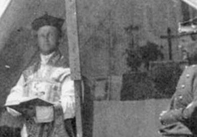 Civil War Worship Altar set-up