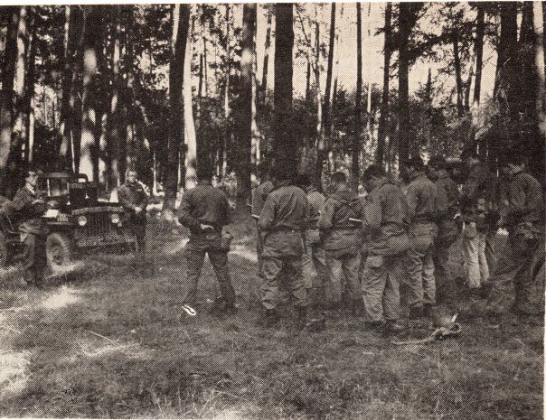 Chaplain James A. Woods in Germany