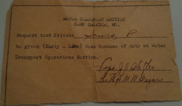 Request for early/late mass