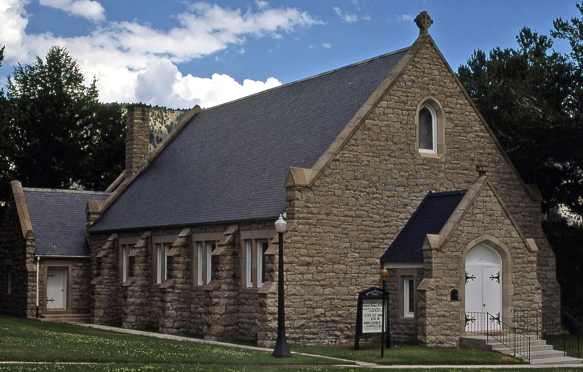 Mammoth Hot Springs Chapel at Fort Yellowstone;RC Townsend; July 1974