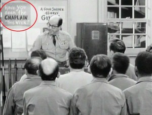 MSGT-Bilko-Chaplain-Sign