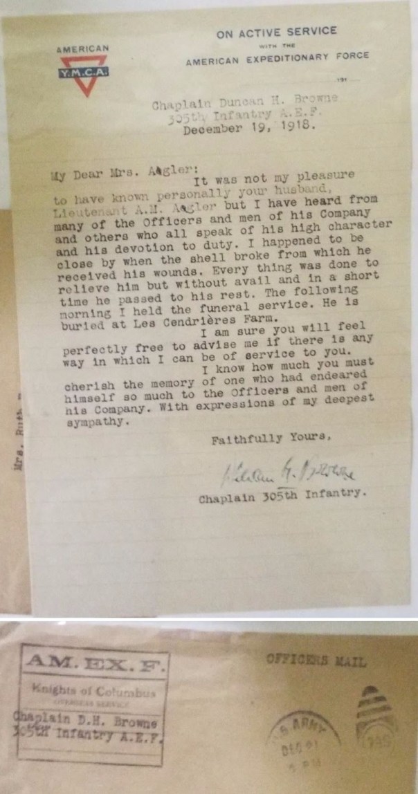 WW1-Chaplain-Brown-Letter-Full
