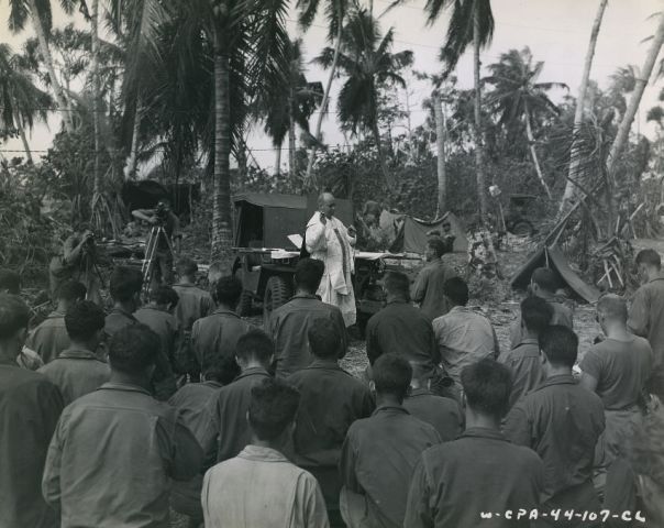 Chaplain Bridenstein on Enubuj Island