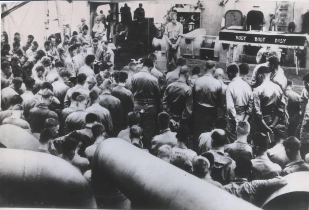 Chaplain Van Meter Iwo Jima