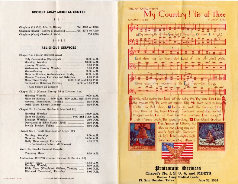 BAMC Worship Bulletin