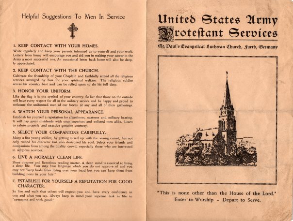 Furth Germany Worship Bulletin