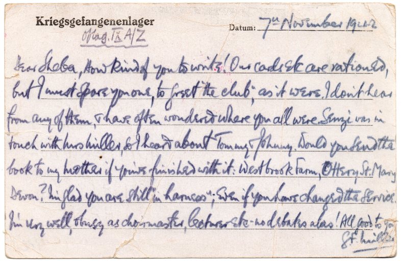 British Postcard POW