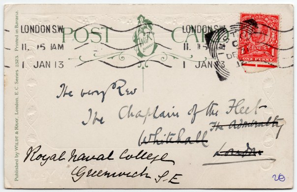 Chaplain of the Fleet 1913