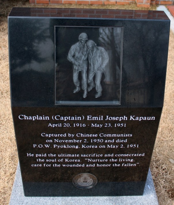 Chaplain Kapaun Memorial, Camp Walker