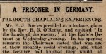 British Chaplain Prisoner in&nbsp;Germany