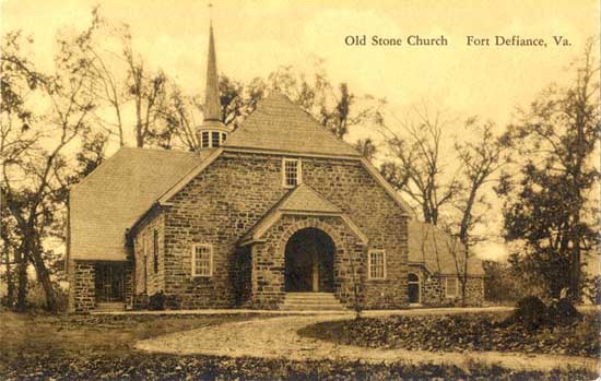 Fort Defiance Va Old Stone Church