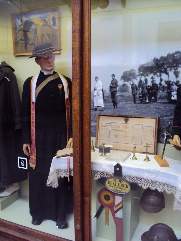 Royal Military Museum Brussels Chaplain Display