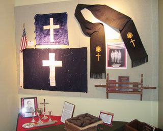 veterans museum of texas chaplain display
