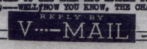 V-Mail-Chaplain-1945-Title